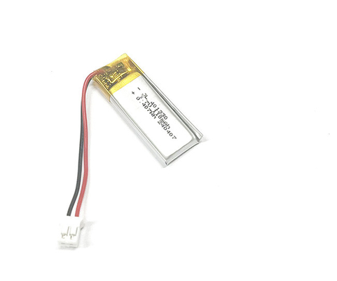 Polymère Li-ion 401230 110mAh 3.7V avec connecteur PHR-2 et PCB (la température de fonctionnement est -20...+60°C)