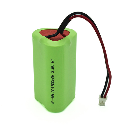Cellule de batterie à haute capacité 3,6 V AA1700mAh Ni Mh pour l'éclairage d'urgence et les outils électriques