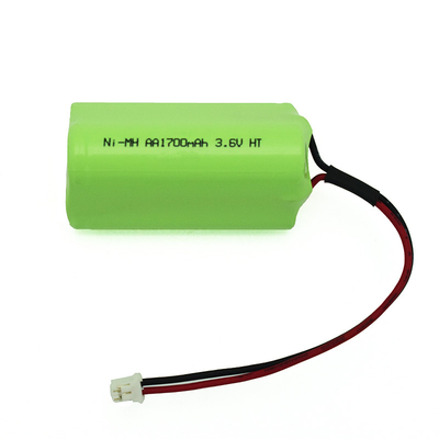 Cellule de batterie à haute capacité 3,6 V AA1700mAh Ni Mh pour l'éclairage d'urgence et les outils électriques