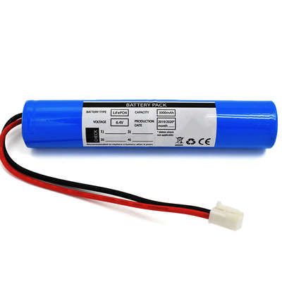 Batteries LiFePO4 de type stick 3000mAh 6,4 Volt Éclairage solaire d'urgence Utilisation