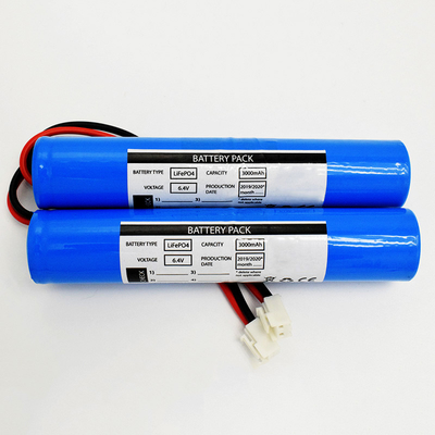 Batteries LiFePO4 de type stick 3000mAh 6,4 Volt Éclairage solaire d'urgence Utilisation