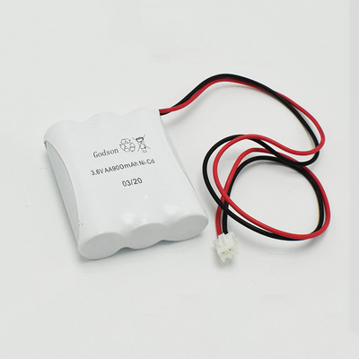 Éclairage d'urgence côte à côte type Ni-Cd batterie AA900mAh 3.6V