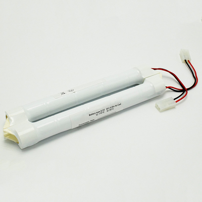 Batterie d'éclairage d'urgence Ni-Cd Batterie SC1800mAh 6.0V 10.8Wh OEM Type Stick avec module de montage sur le mur latéral