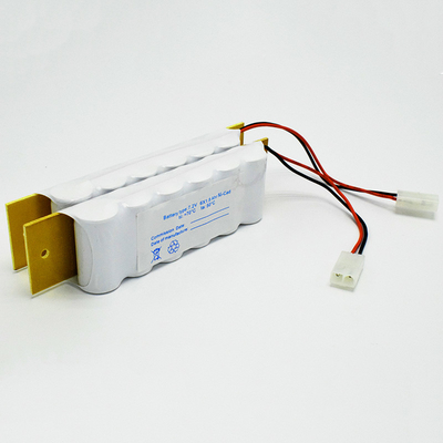 Batterie d'éclairage d'urgence OEM avec batterie PCM Ni-Cd SC1800mAh 7.2V 12.96Wh Type SBS
