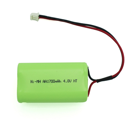 4S1P 4,8V Ni-Mh AA 1700mAh batterie rechargeable à haute température OEM PVC