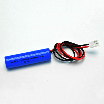 Piles cylindriques LiFePO4 de type IFR 18650*1 avec PCM 1.6Ah 3.2V