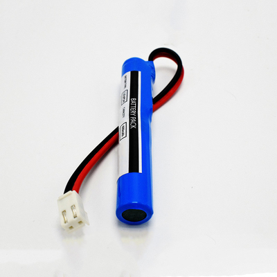 Type de bâton en PVC IFR 18650*2 Cellule en série avec module de commande de protection 0.6Ah 6.4V LiFePO4 Piles cylindriques