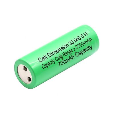 Dimension de la cellule 33,5±0,5 H Panneau de sortie de secours Autonomie de la batterie ≥ 3200mAh 700mAh Capacité