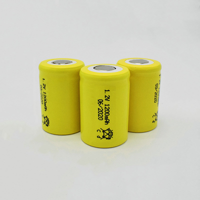 cellule de la batterie cadmium-nickel 1200mAh 1,2 V pour l'éclairage de secours
