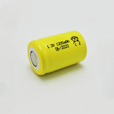 cellule de la batterie cadmium-nickel 1200mAh 1,2 V pour l'éclairage de secours