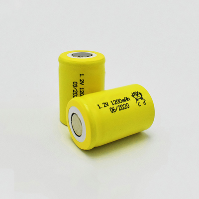 cellule de la batterie cadmium-nickel 1200mAh 1,2 V pour l'éclairage de secours