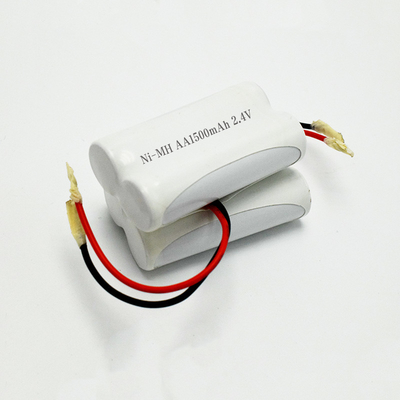 Batteries à hautes températures 2.4V AA1500mAh de lumière de sortie de secours d'hydrure en métal de nickel