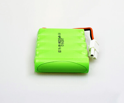 Batteries rechargeables NiMH 2200mAh 6.0V de lumière de sortie de secours d'aa