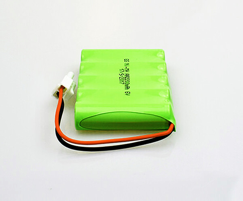 Batteries rechargeables NiMH 2200mAh 6.0V de lumière de sortie de secours d'aa