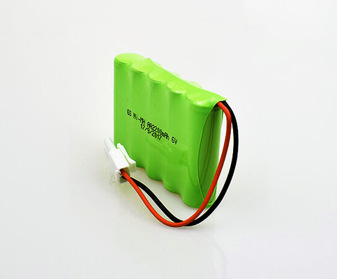 Batteries rechargeables NiMH 2200mAh 6.0V de lumière de sortie de secours d'aa