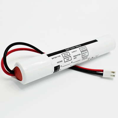 NiCd Sc1200mah type de bâton de batterie de 3,6 volts pour l'éclairage de secours