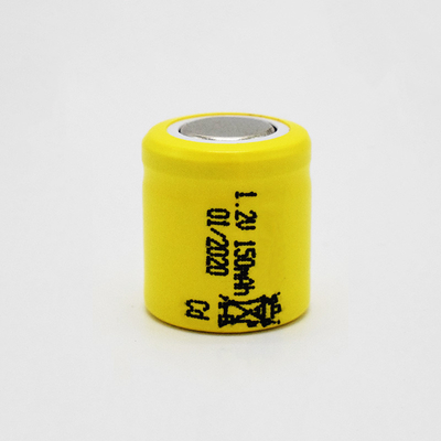 1,2 cellule rechargeable de l'éclairage de secours de batterie de Cd de Ni de V 150mAh