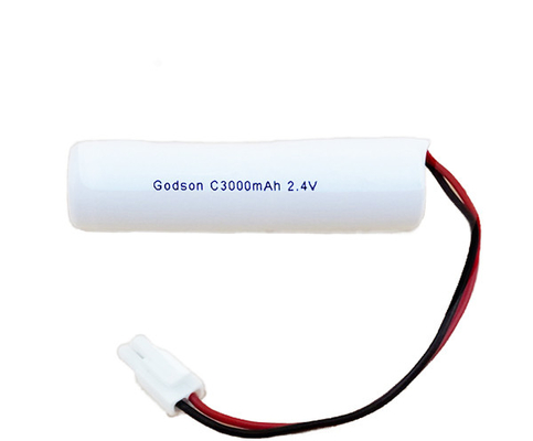 Type de bâton de NiCD C3000mAh 2.4V de paquet de batterie de lumière de signe de sortie d'OEM