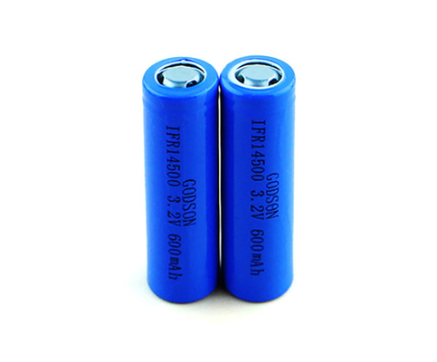 Cv de cc chargeant la cellule de la batterie IFR14500 Regarchable 3,2 V 600mAh de 12V LiFePO4