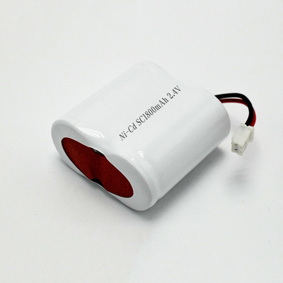 Paquet de batterie de Cd de Ni de lumière de secours de SC1800mah batteries de 2,4 volts