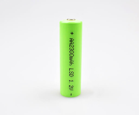 Cellule de batterie à hautes températures de Ni MH de 3,6 V aa 2300mAh 1.2V pour l'éclairage de secours