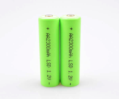 Cellule de batterie à hautes températures de Ni MH de 3,6 V aa 2300mAh 1.2V pour l'éclairage de secours