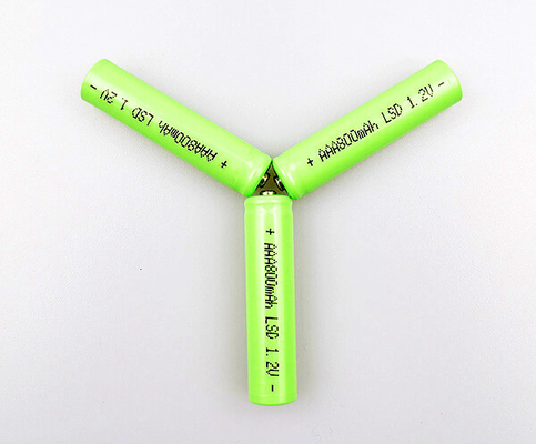 Cellule de batterie de Ni MH de D.C.A. 800mAh 1.2V pour des éclairages de secours