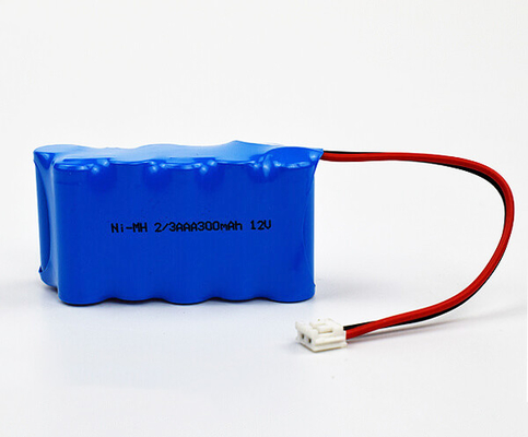 Batterie de sortie d'urgence à température élevée Ni-MH 2/3AAA 300mAh 12V