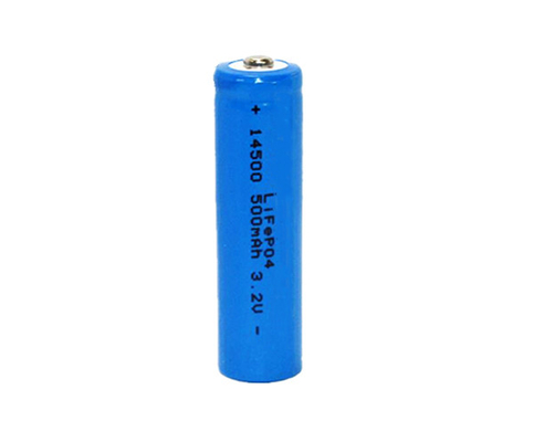 Batterie IFR rechargeable 14500 3.2V 500mAh de l'éclairage de secours 12V LiFePO4