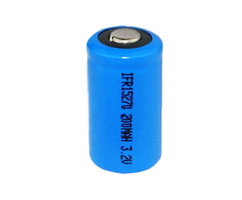 Bleu Rechargeable 3.2V LiFePO4 Batterie IFR15270 200mAh Cellules