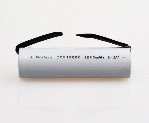 bâton simple de la lumière 18650 de secours de batterie de phosphate de fer de lithium de 1500mAh 3,2 V