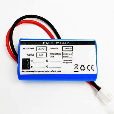 Type 1500 rechargeable de MAh Battery Pack LiFePO4 6.4V côte à côte