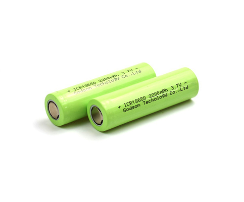 ion rechargeable de lithium des batteries ICR18650 3.7V de fer du lithium 2200mAh