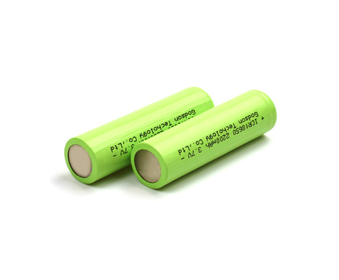 ion rechargeable de lithium des batteries ICR18650 3.7V de fer du lithium 2200mAh