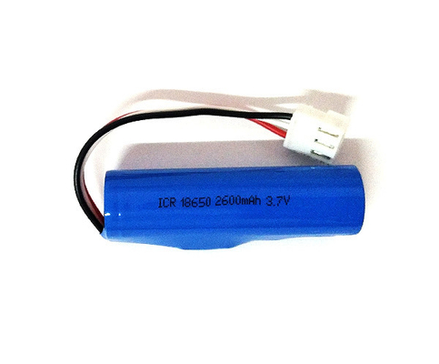 Cellule de la batterie rechargeable 3.7V ICR18650 du fer 2600mAh de lithium
