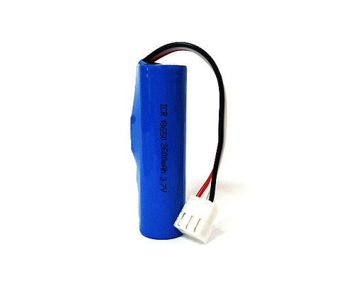 Cellule de la batterie rechargeable 3.7V ICR18650 du fer 2600mAh de lithium