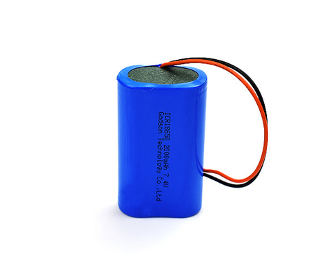 7,4 paquet favorable à l'environnement de fer de lithium de batterie rechargeable de V 2000mah