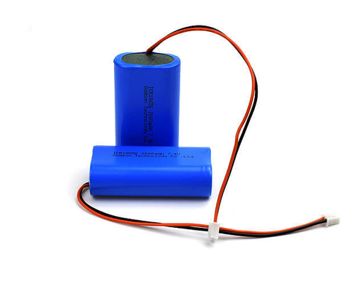 Batterie au lithium de lumière de secours d'ICR 18650 2000mAh 7,4 V favorable à l'environnement