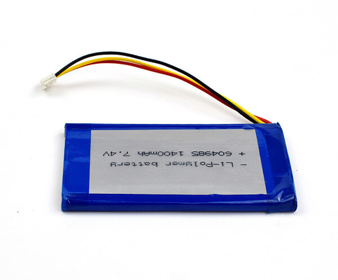 Cellules 604985 du polymère 55g 7,4 V Li Ion Battery 1400mAh de lithium