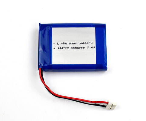 Batterie de polymère de lithium 144765 2000mAh 7.4V pour l'éclairage de secours