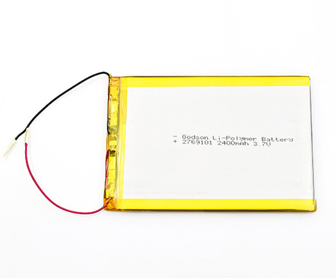Batterie de Li-polymère de capacité élevée 2769101 2400mAh 3.7V à vendre