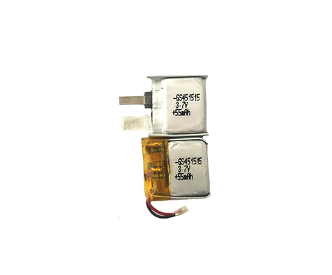 Batterie 55mAh de polymère du lithium 451515 3,7 volts avec la bonne sécurité