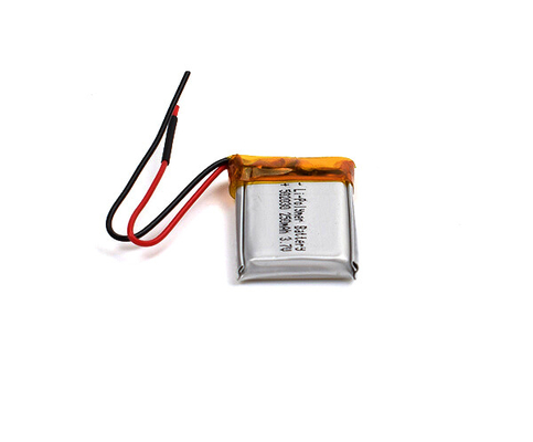 batterie de polymère du lithium 3.7Volt 502030 250mAh pour l'éclairage de secours