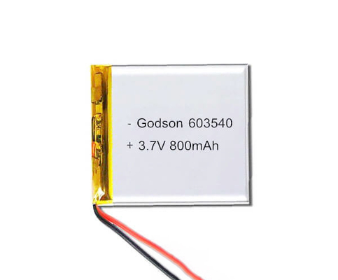 603540 batterie au lithium du polymère 3,7 v 800mAh de lithium 16g avec des performances stables