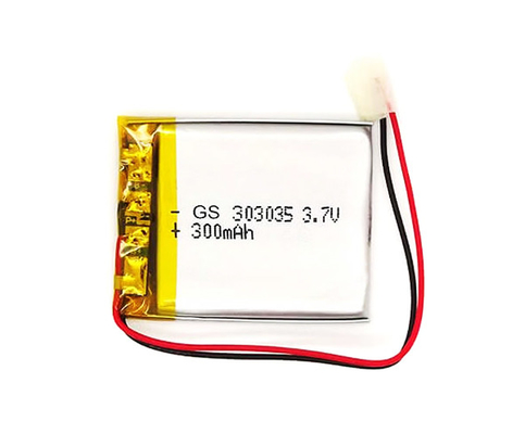 Polymère de lithium batterie 10g 300mAh 303035 de 3,7 volts pour l'éclairage de secours