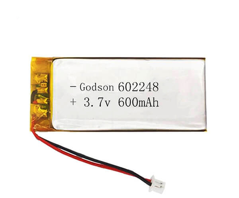 batterie 602248 de polymère du lithium 600mAh 3,7 charge solide de la forme 1C de V