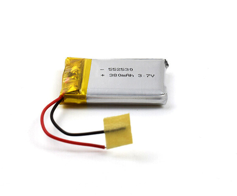 cellule de la batterie 380mAh de polymère du lithium 3.7V pour des éclairages de secours