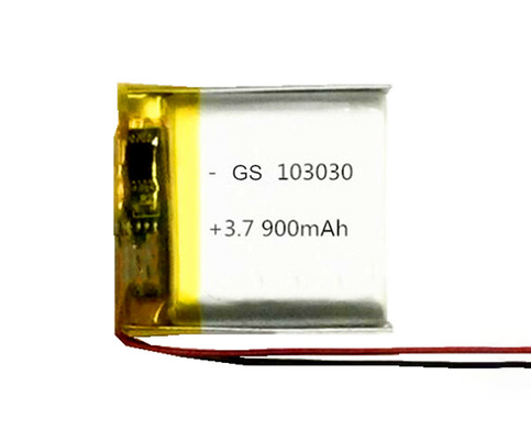 lithium Ion Polymer de batteries de 900mAh 3,7 V 103030 17g pour la télévision en circuit fermé