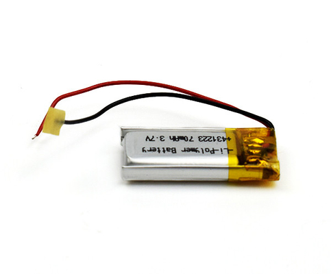 cellule d'Ion Battery Emergency Light 70mAh 3.7V du lithium 5g 431223