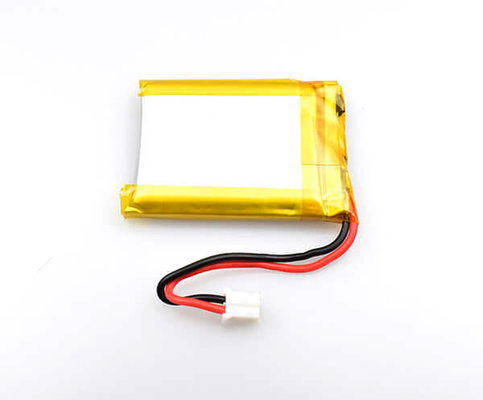 Batterie au lithium de polymère de la lumière 3,7 V 1000mah de secours avec le connecteur